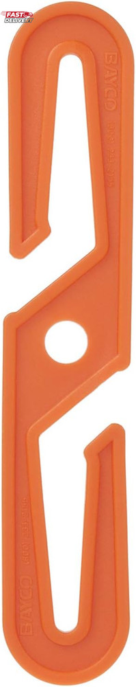 Bayco K-205 Cord Lock, Small, Orange