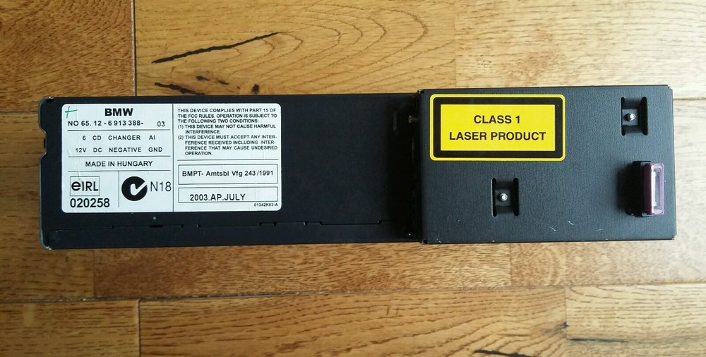 BMW 3 SERIES E46 CD CHANGER GENUINE REFURBISHED