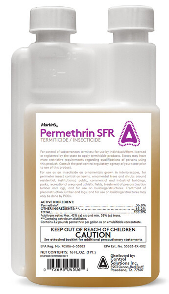 CSI 82004504 Control Solutions Permethrin SFR 36.8%