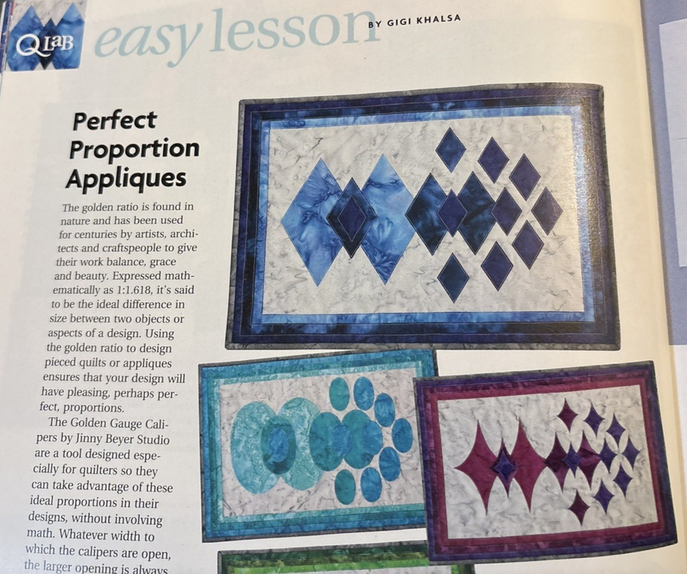 Rare Quilters Newsletter Patterns April/May 2015