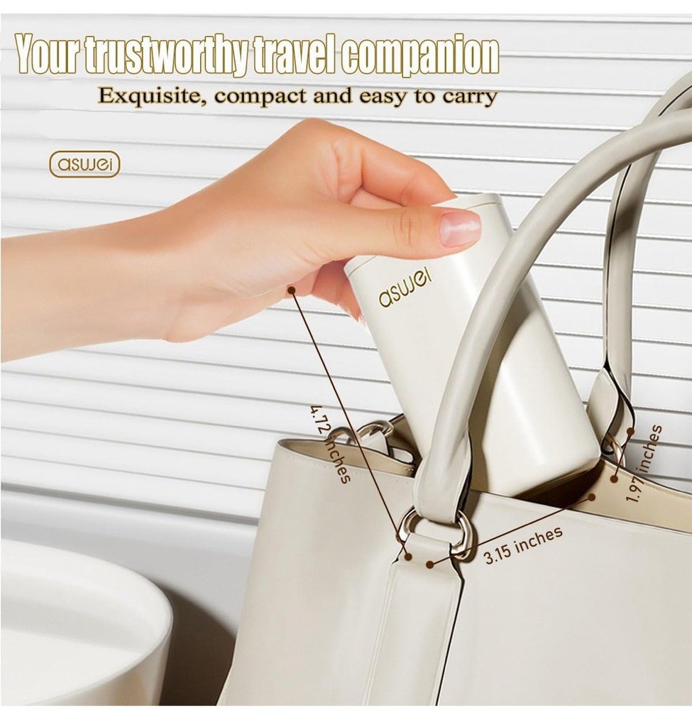 Travel Soap Case - Leakproof - Off White