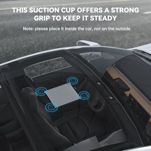 Starlink Mini Suction Cup Mount for Car Windows & Sunroofs - Secure, Portable