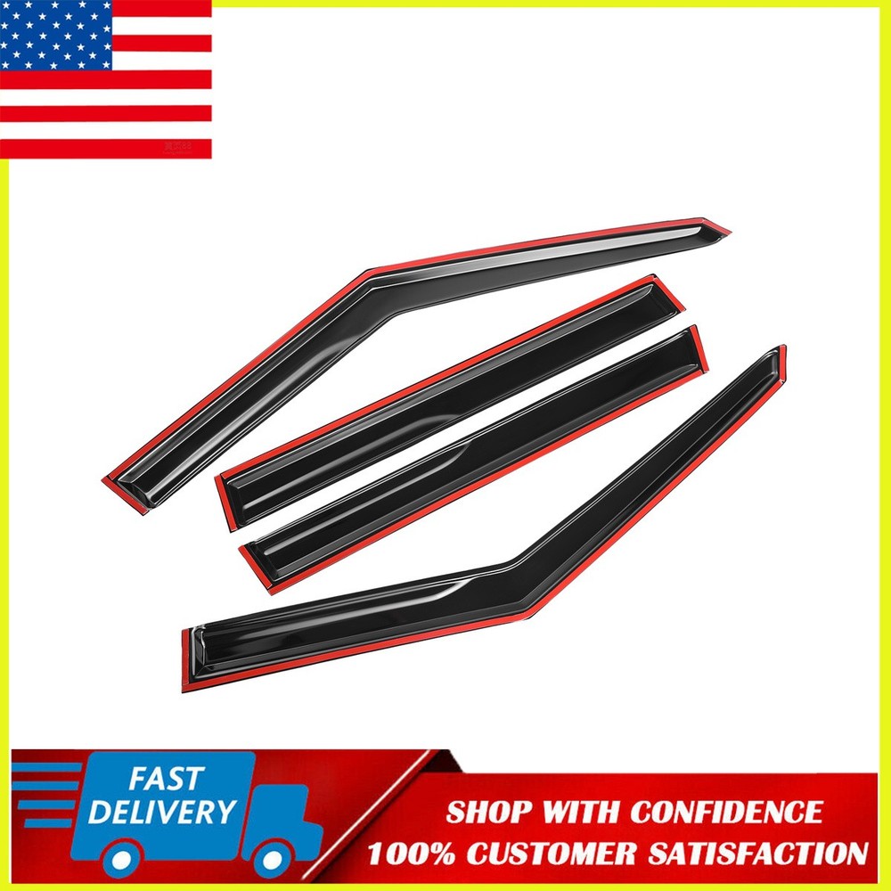 For 2022-2024 Mitsubishi Outlander JDM Mugen Style Window Visor Vent Rain Guards