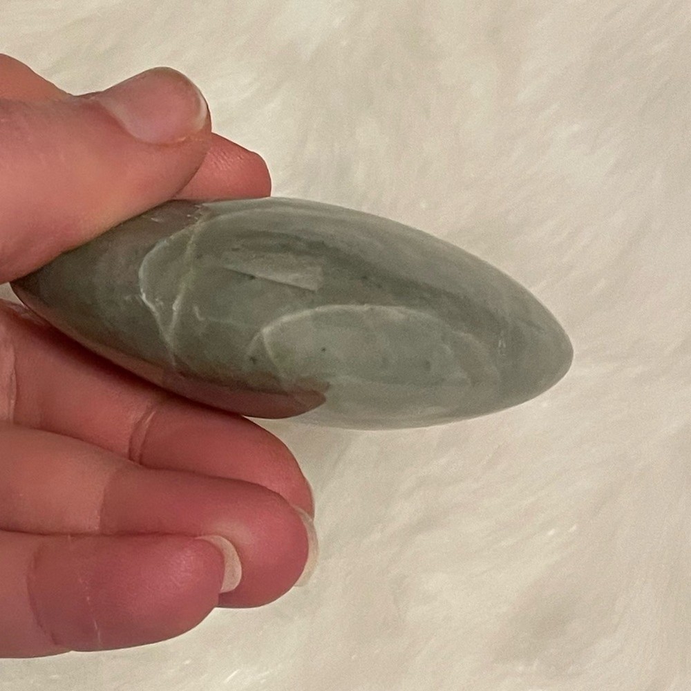 Green Moonstone Garnierite Heart #1