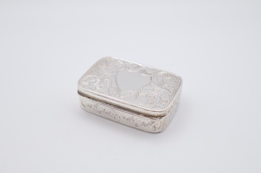 Contemporary Solid Silver Snuff Box Hallmarked Sheffield 2002