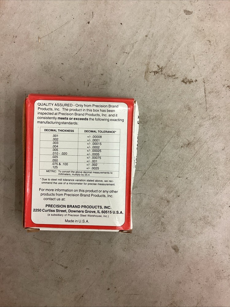 Precision Brand Stainless Slotted Shim 42355