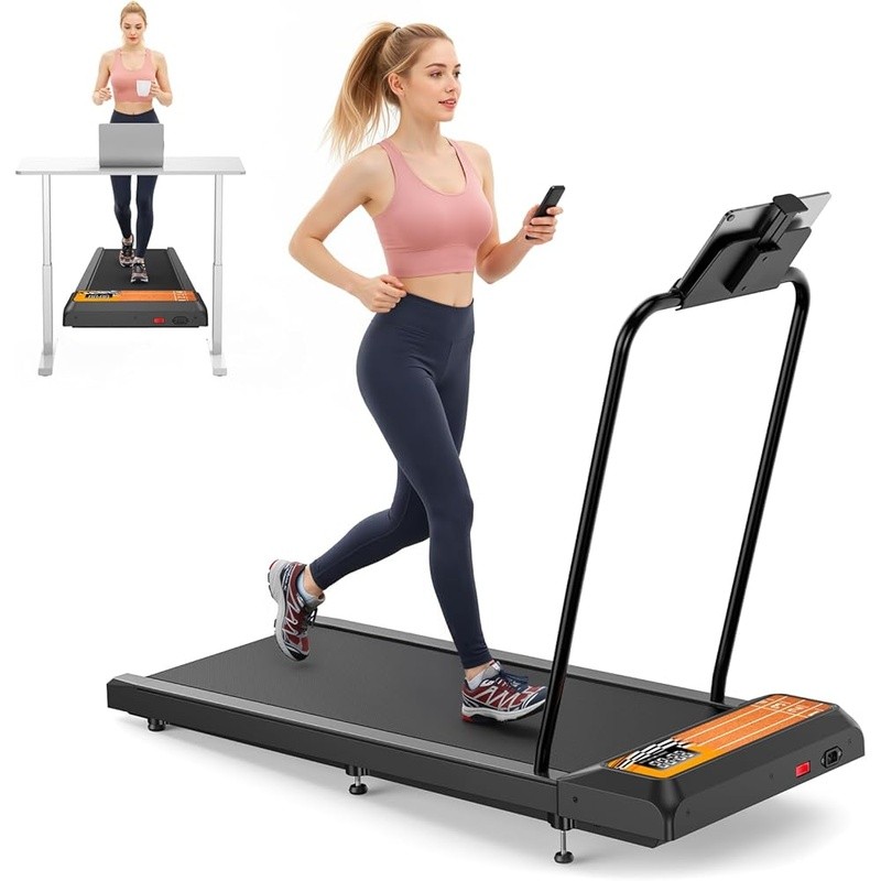 Compact Under Desk Treadmill Walking Jogging Home Exercise Quiet Design New
