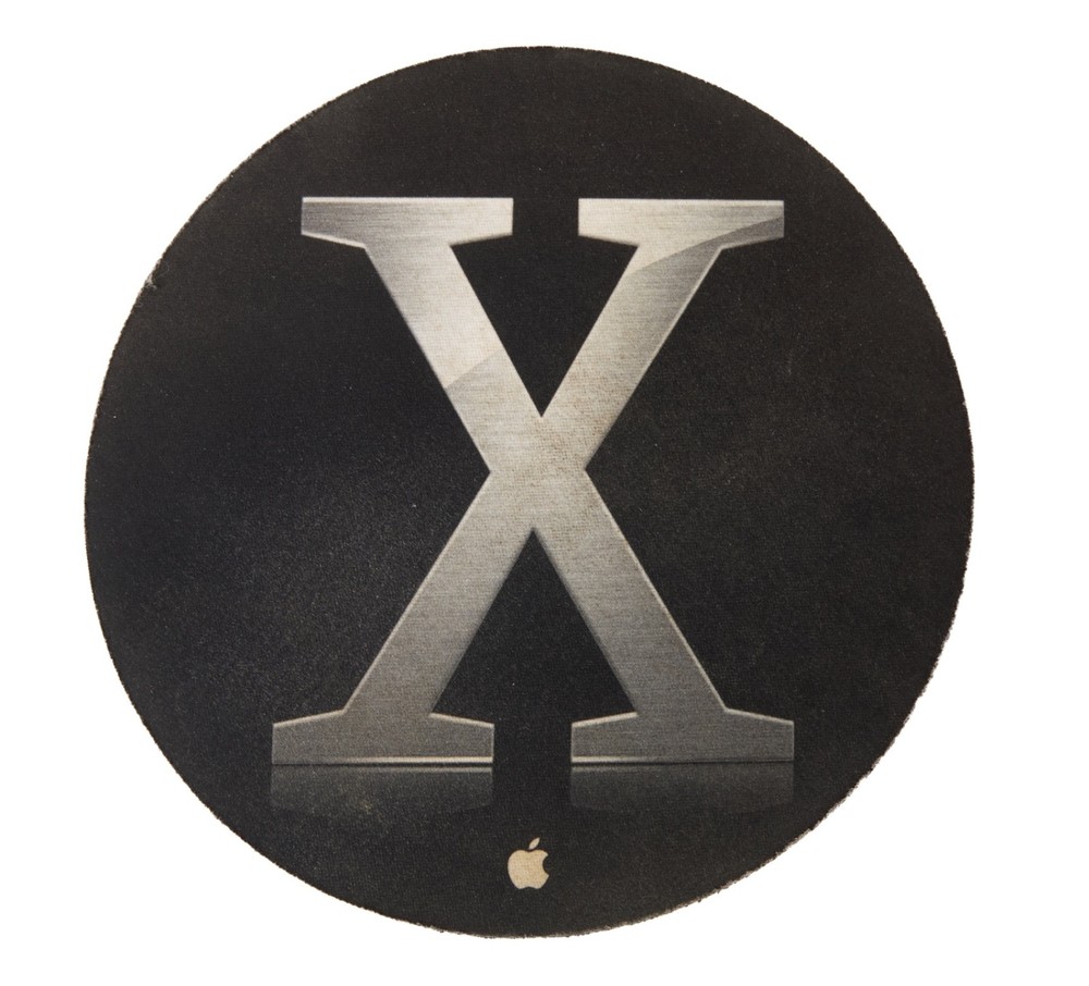 VINTAGE APPLE COMPUTERS MAC OS X MOUSE PAD!