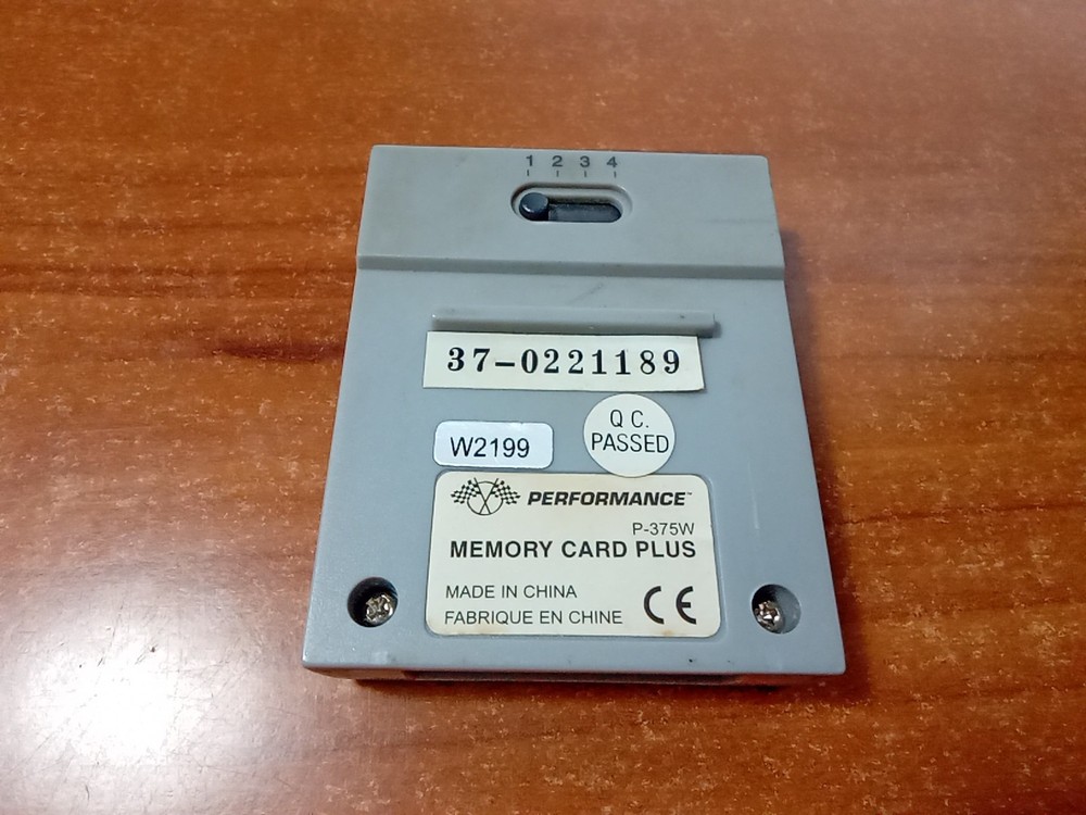 Performance Memory Card Plus Nintendo 64 N64 P-375W *TESTED*