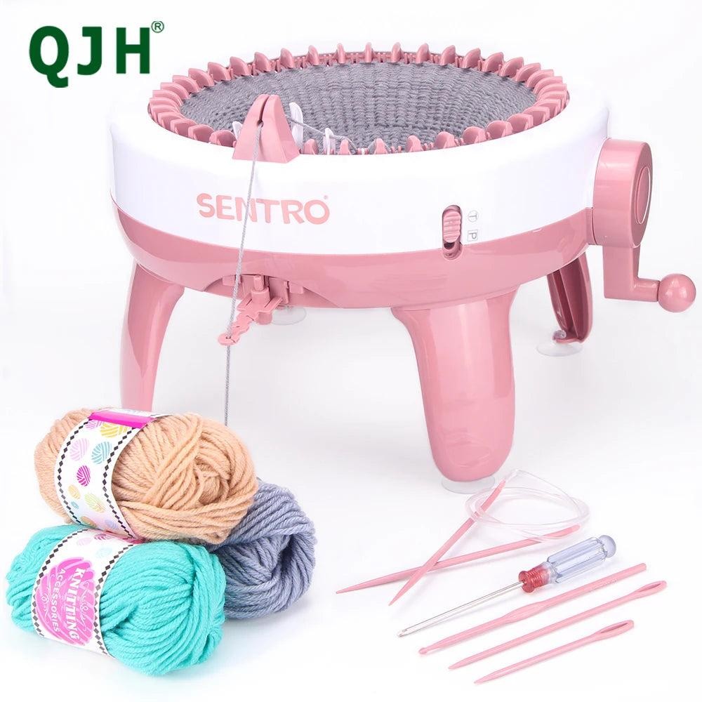 Sentro Knitting Machine Craft Project 40 Needle Hand Knitting Machine Kit for Kn