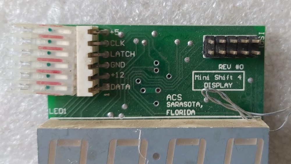 BENCHMARK GOLD ZONE Arcade Game DISPLAY Board (2164)