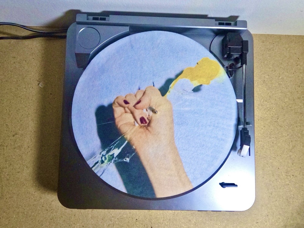 Custom Vinyl Record Player 12” Slipmat DJ Pad “Yeah Yeah Yeahs - It’s Blitz!”