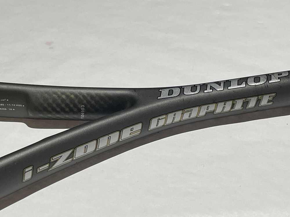 Dunlop I-Zone Graphite Squash Racket Racquet Yellow Nice Used Condition Graphite
