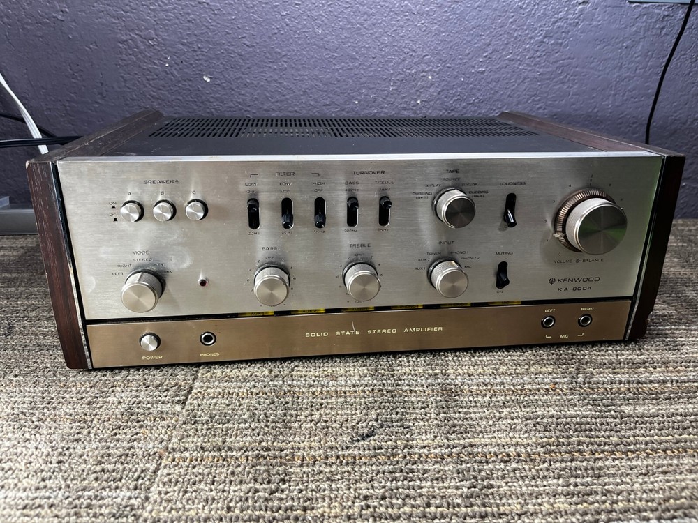 Kenwood KA-8004 Integrated Solid State Stereo Amplifier Untested 936736