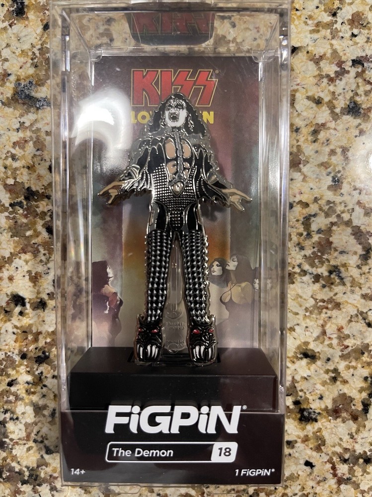 FiGPiN KISS Demon Gene Simmons Love Gun Era