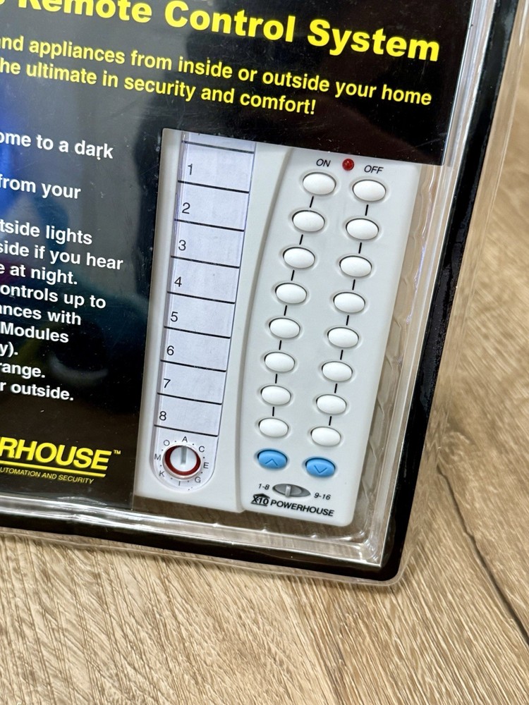 X-10 Powerhouse Wireless Remote Control Security System RC5000 - NEW