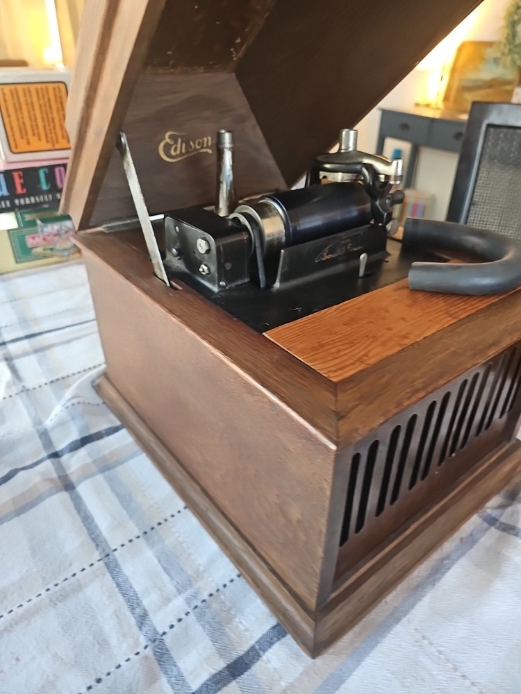 Antique Edison Model X Cylinder Phonograph