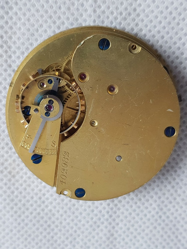 Antique Pocket Watch Movement and Face.