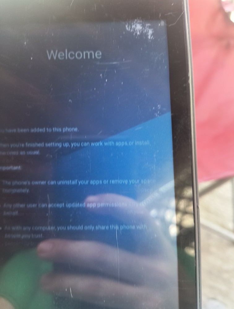 RCA Tablet Locked For Parts