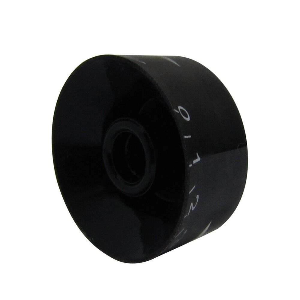 100PCS Volume Tone Control LP Guitar Speed Knobs Button Black & White Numbers