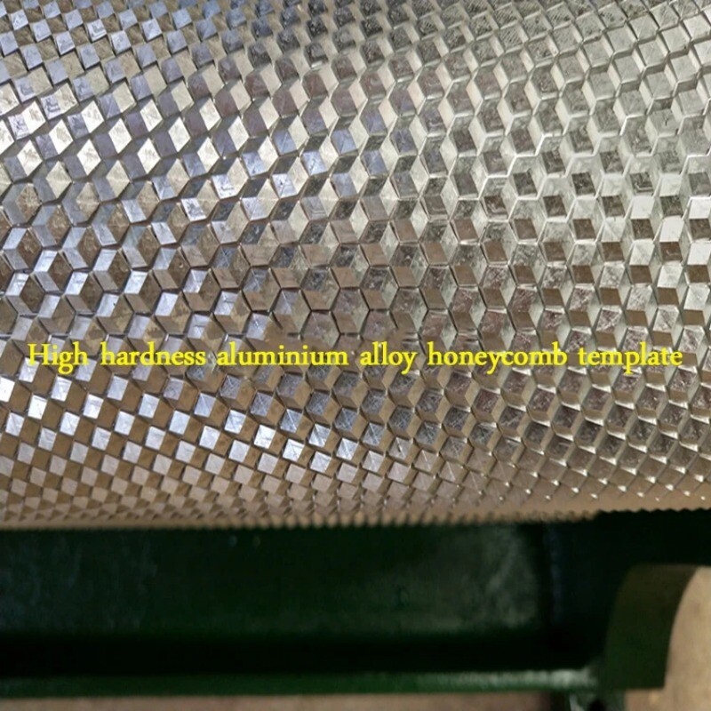 86*310mm Manual Honeycomb Embossing Machine Hive Base Plate Roller Press Machine