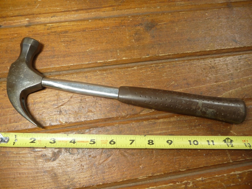 Vintage True Temper Rocket A13 Claw Hammer Brown Handle