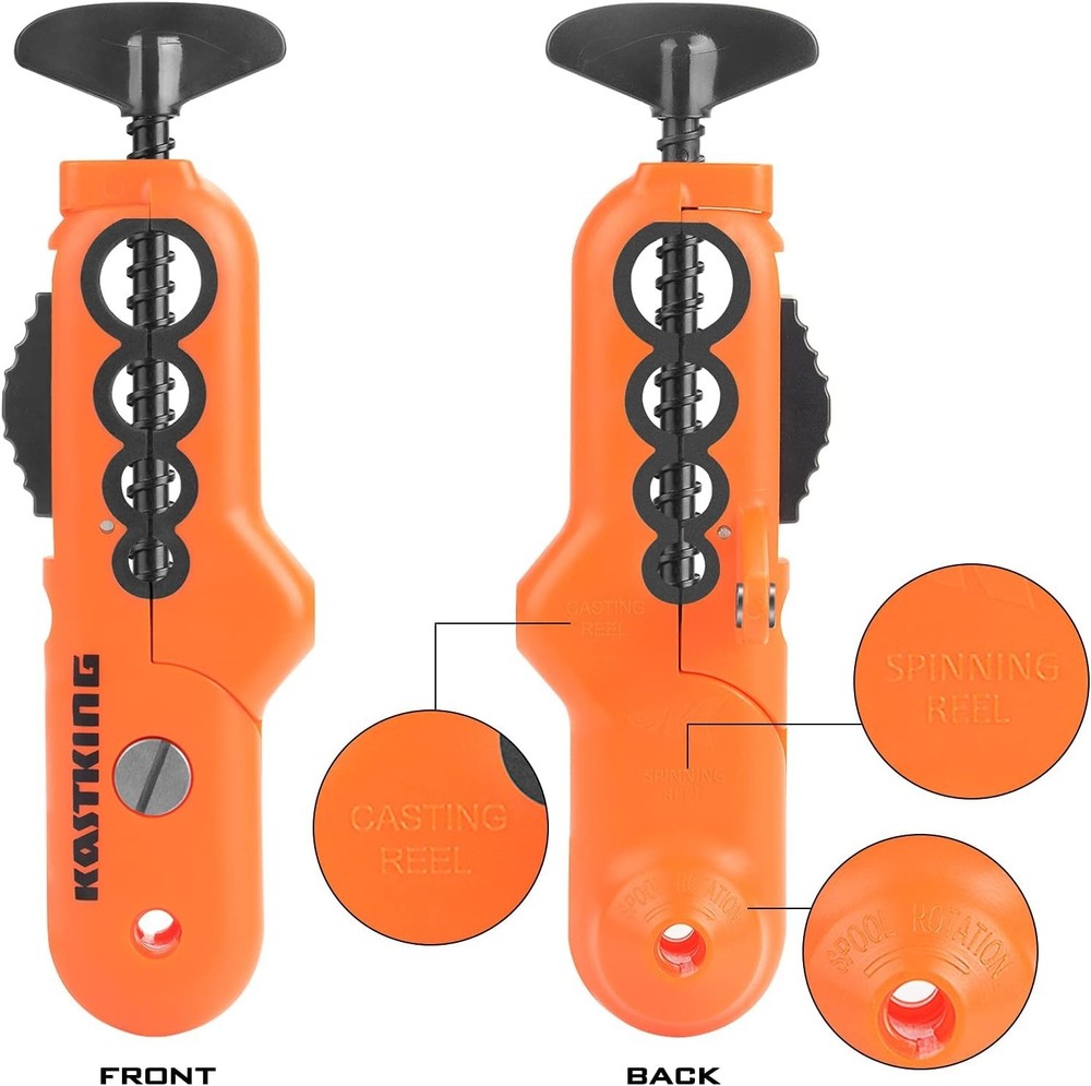 Patented Radius Line Spooler, Compact Fishing Line Spooling Tool for Spinning...