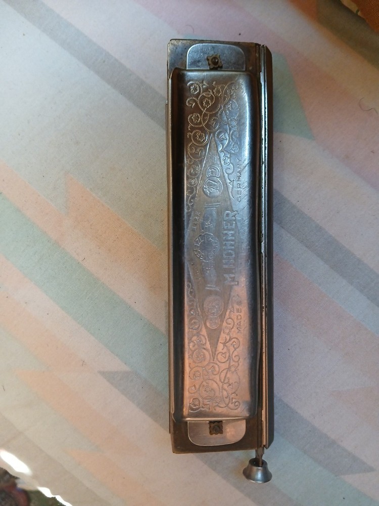 Vintage The Super Chromonica G Chromatic M. Hohner 1920s Harmonica