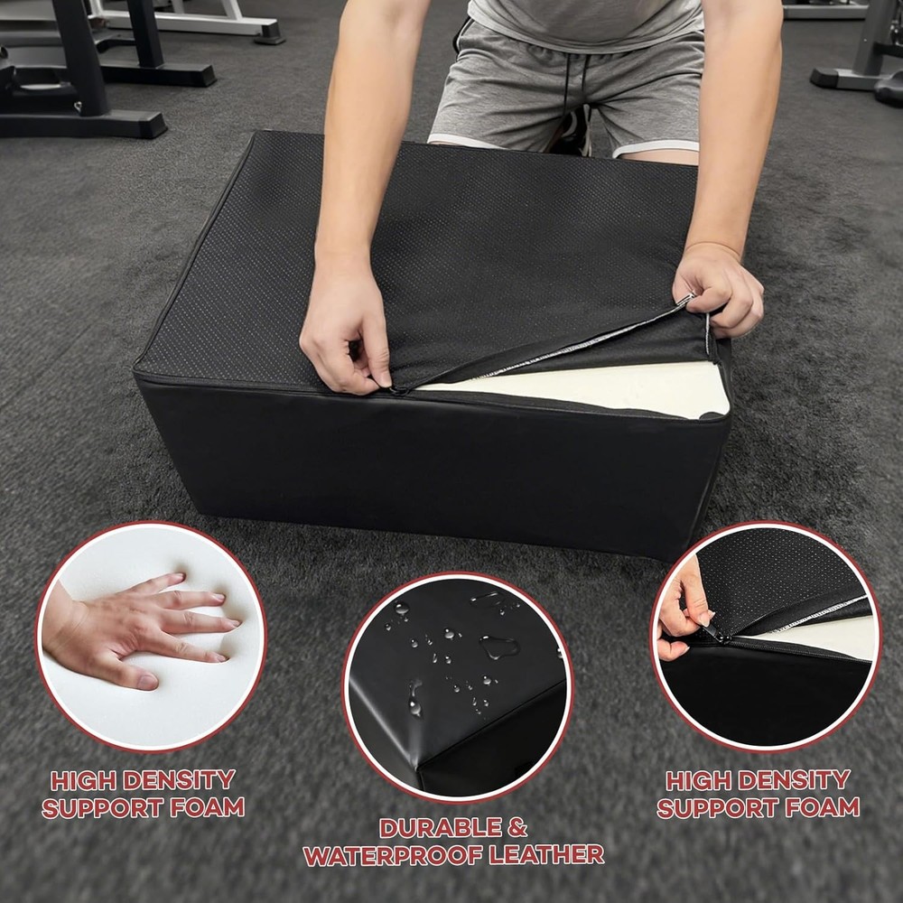 Hip Thrust Bench Multi-Functional Hip Thrust Box Home Gym Non-Slip New