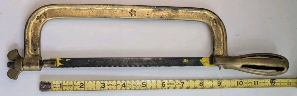 Vintage Cast Iron Hack Saw
