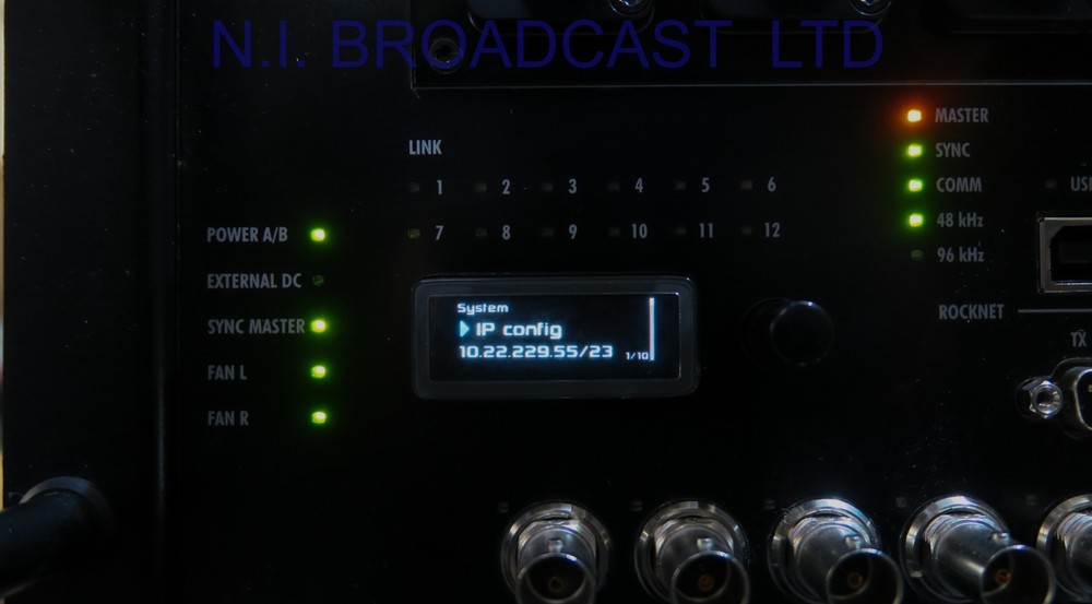Riedel mediornet compact pro  fibre / 8x 3G / HD audio interface unit (ref 2)