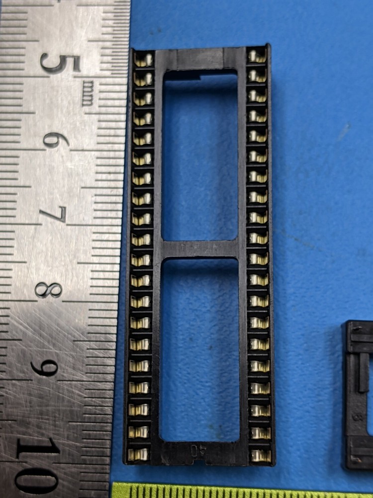 ( 6 pcs ) IC SOCKET 40 PIN DIP SOCKET PC PIN Through-hole , 2556-40T