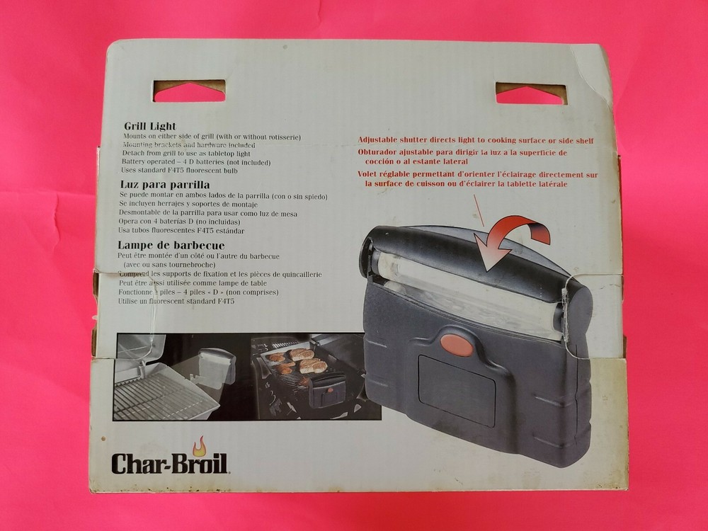 SUMMERTIME ! Outdoor Cooking Grill Light Char Broil.