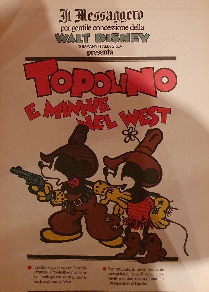 MESSENGER MOUSE AND MINNI IN THE WEST