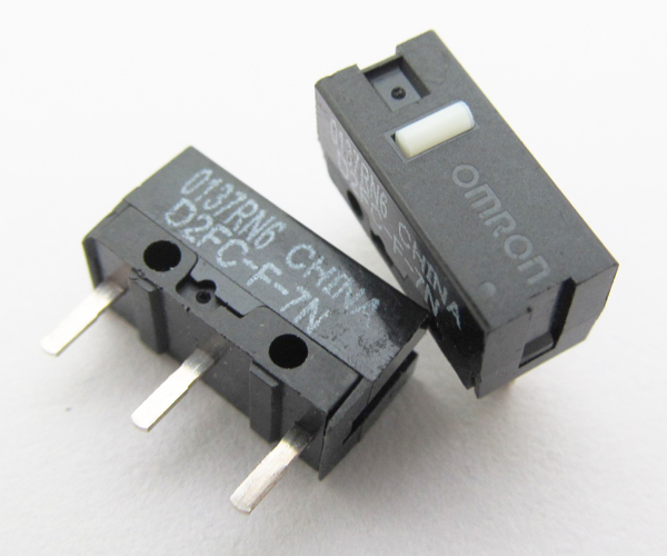 50pcs OMRON Micro Switch D2FC-F-7N Micro Switch Microswitch 3pin for Mouse