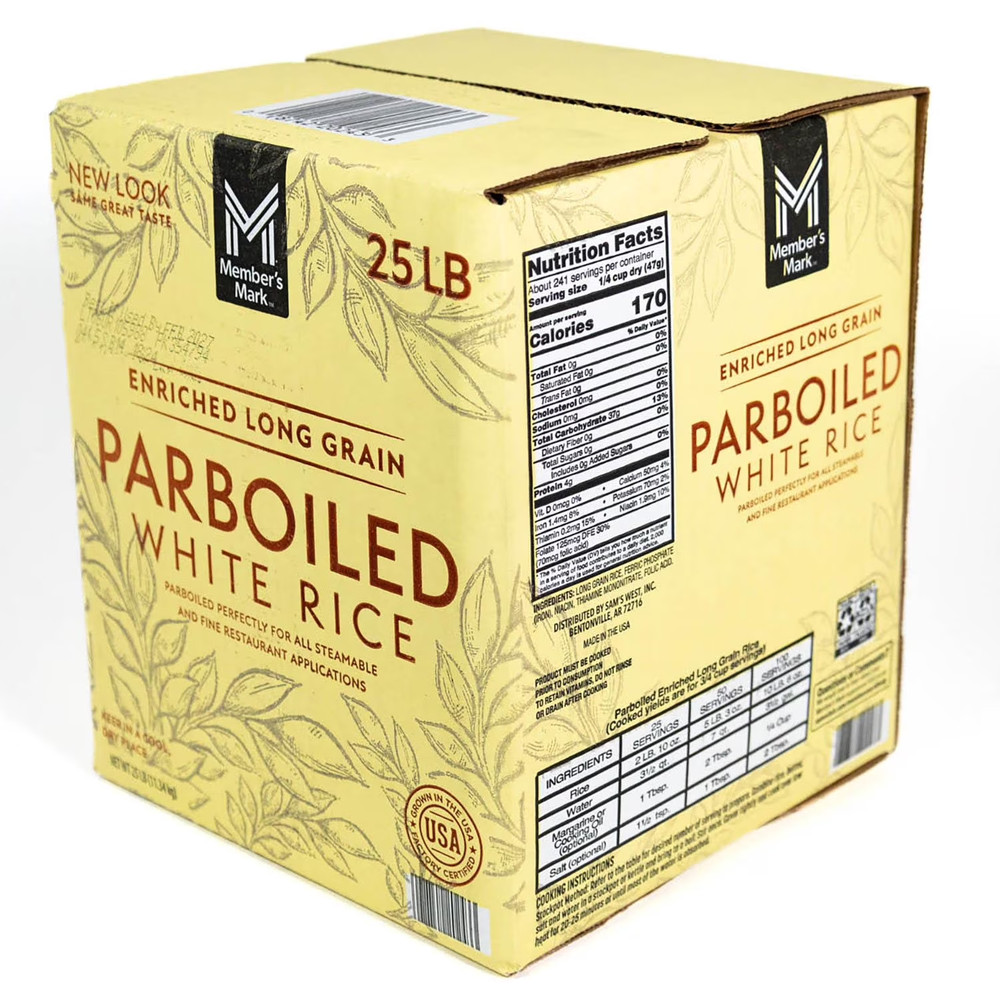 Member's Mark Parboiled White Rice, 25 lbs.