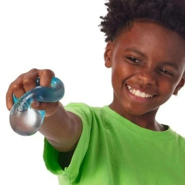 Schylling NeeDoh Nice Cube BLUE Sensory Squeeze Toy with Super Solid Squish