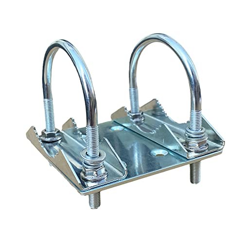 Fanrte U-bracket For Starlink Dish Pipe Adapter Mount Vertical Install
