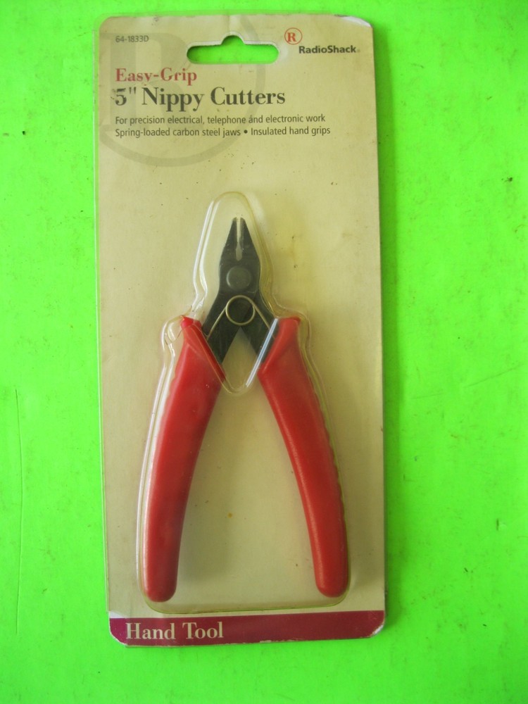 Radio Shack 5" Nippy Cutters Easy Grip