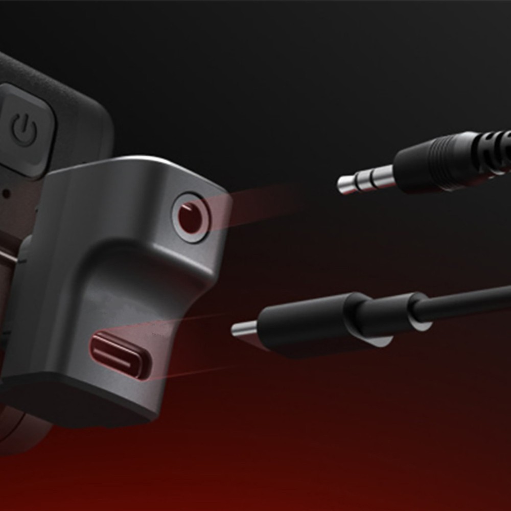 1PC External Mic Adapter For Insta360 Ace / Ace Pro Action Camera Audio Adapter