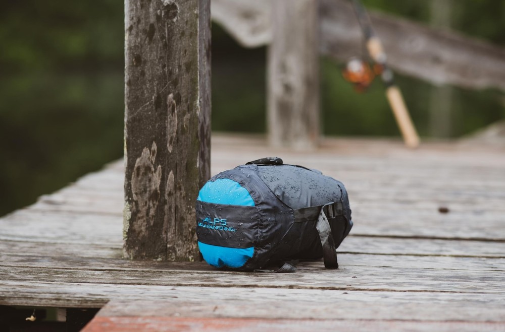 ALPS Mountaineering Dry Compression Stuff Sack 20L Blue/Gray