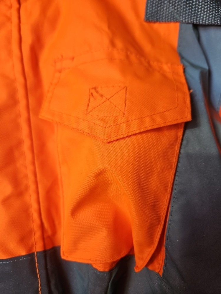 Tuff Guard Class 3 High Visibility Water Resistant Reflective Neon Work Jacket