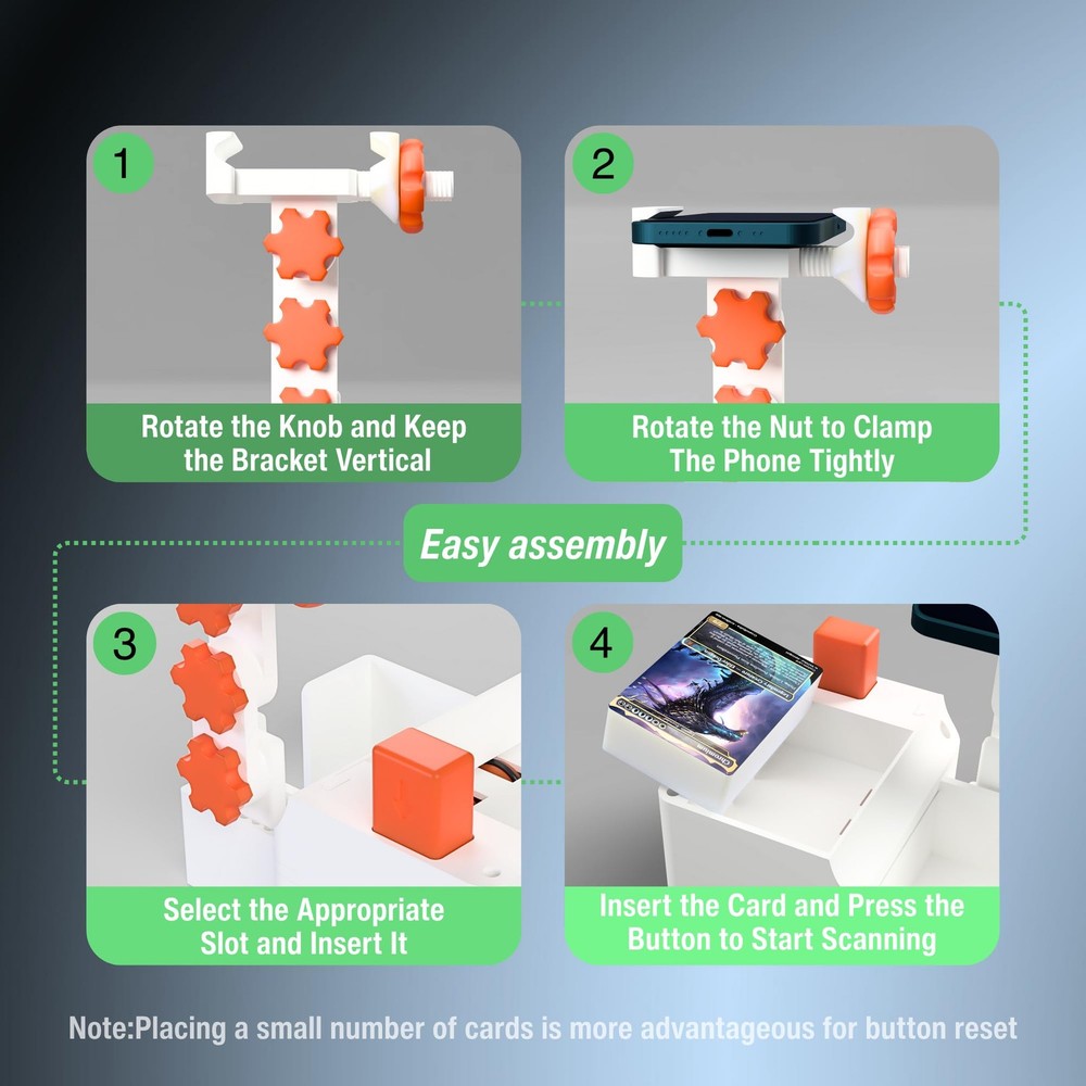 Card Scanner Pro: Advanced Automatic & Slinger for MTG/TCG White