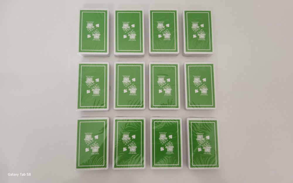 Playing Cards , Baron Barclay, Green, 12 Pack