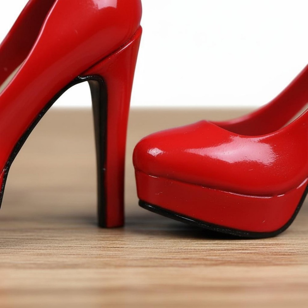 1/6 Scale High High Shoes Jointless Figure Compatible Miniature Elevated
