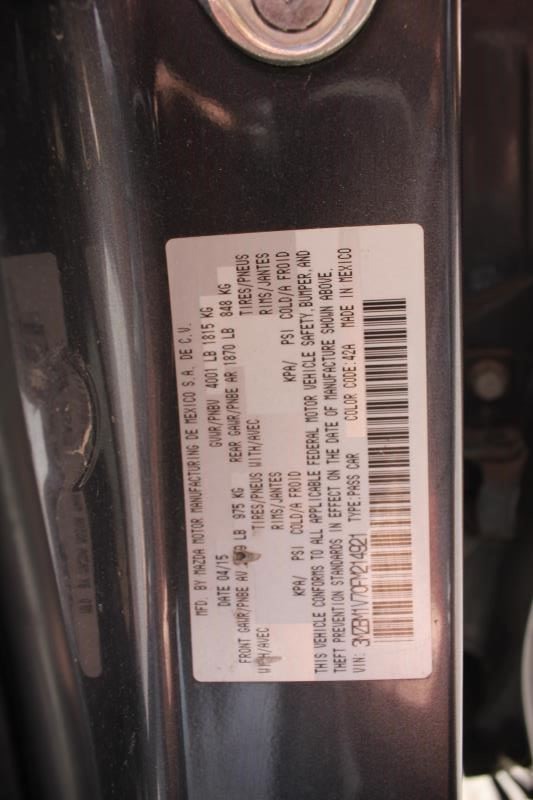 MAZDA 3 2015 Camera/Projector 550356