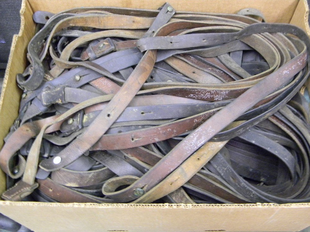 MAUSER 98 K YUGO LEATHER SLING WITH KEEPER