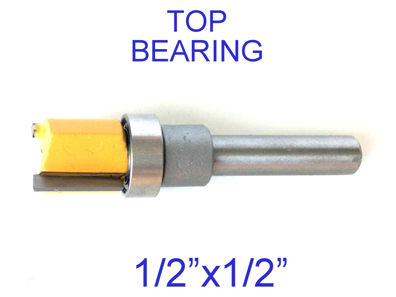 1 pc 1/4" Shank with Top Bearing Dado 1/2x1/2 Blade Flush Trim Pattern Bit G