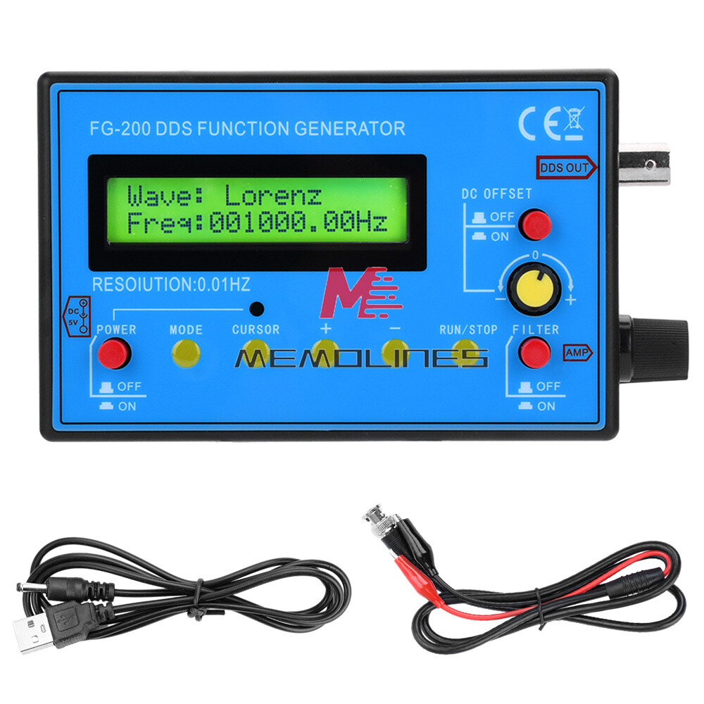 FG-200 0.01Hz-500KHz DDS Function Signal Generator Frequency Counter Module Kit