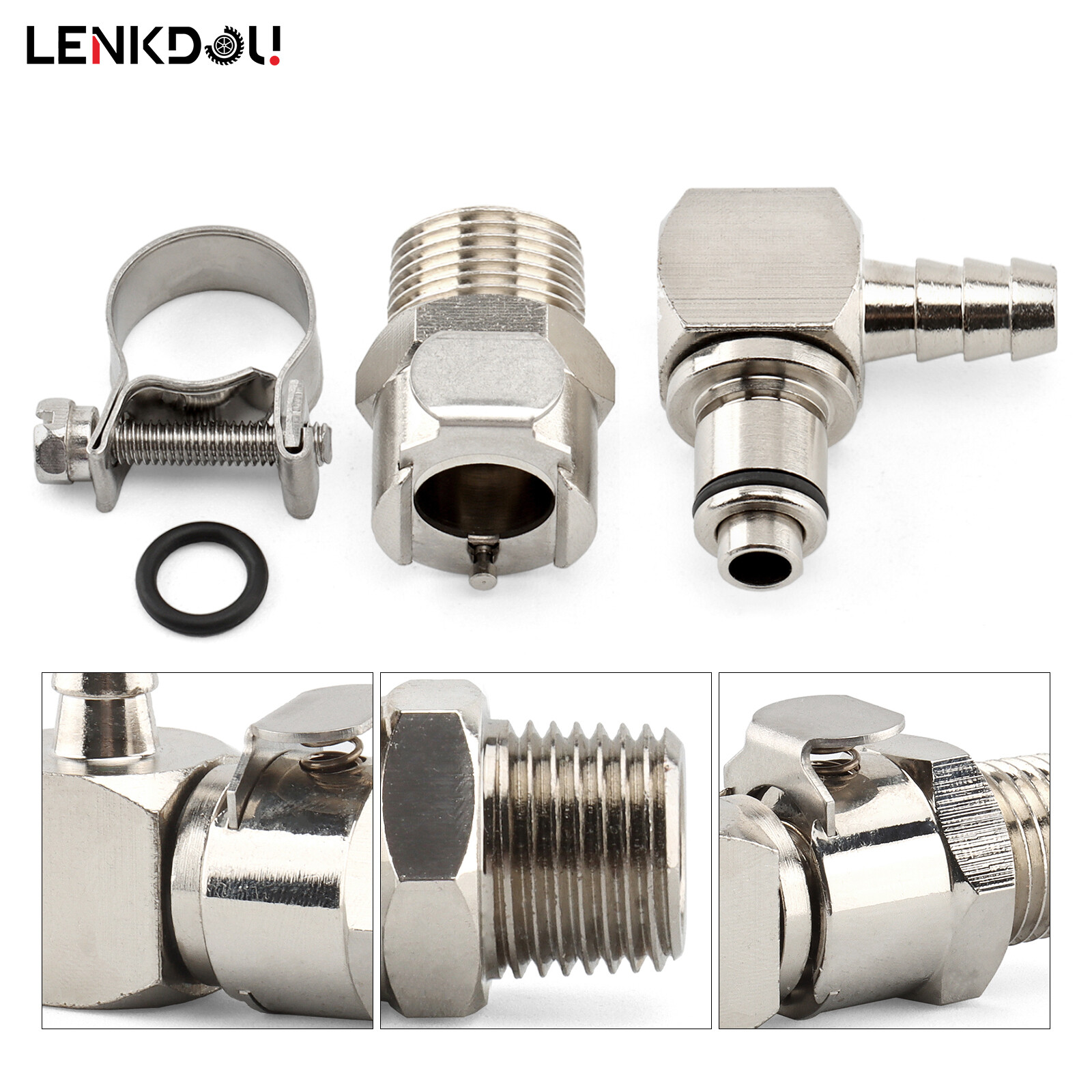 Gas Fuel Pump Line Hose Quick Release Disconnect Coupling 1/4" BSPT For Triumph